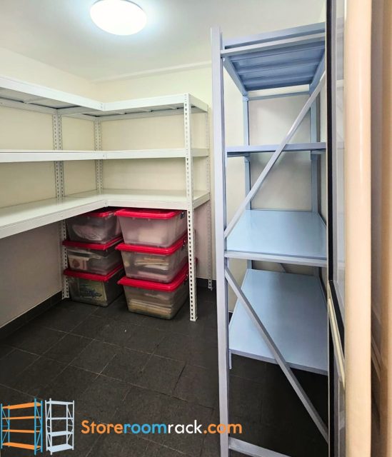 L Shaped Storage Rack — Installation At Yishun