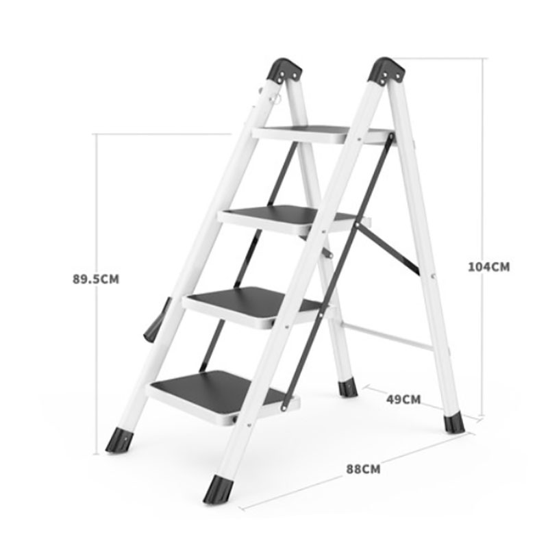 Four step folding ladder
